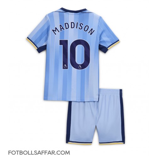 Tottenham Hotspur James Maddison #10 Bortadräkt Barn 2024-25 Kortärmad (+ Korta byxor)